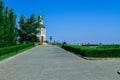 War cemetery and soldierÃ¢â¬â¢s field and road to the church of Mamaev-Kurgan